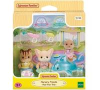 SYLVANIAN FAMILIES 5749 - Le trio des bébés a la piscine
