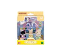 Sylvanian Families - Le Trio des bébés Pyjama Party - 5750 - Figurines Prêt-à-Jouer - Mini Poupées