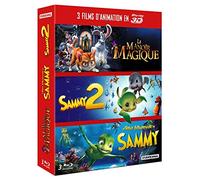 3 films d'animation en Blu-ray 3D et 2D : Le manoir magique + Sammy 2 + Le voyage extraordinaire de Sammy