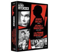 3 Films De Alfred Hitchcock : Agent Secret + Jeune Et Innocent + Une Femme Disparaît - Pack - Blu-Ray