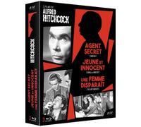 3 Films De Alfred Hitchcock : Agent Secret + Jeune Et Innocent + Une Femme Disparaît - Pack - Blu-Ray