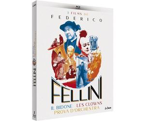 3 Films De Federico Fellini : Il Bidone + Les Clowns + Prova D'orchestra - Pack - Blu-Ray
