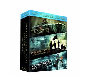 3 films de guerre : USS Seaviper + Everyman's War - L'offensive des Ardennes + La bataille du Rio de la Plata [Pack] [Blu-ray]