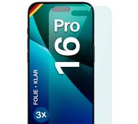 3 films de protection pour Apple iPhone 16 Pro protection d'écran HD...