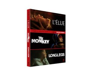 3 films du nouveau maître de l'horreur Osgood Perkins : L'Élue + The Monkey + Longlegs [Blu-ray]