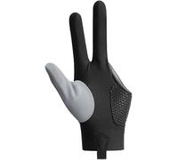 3 Finger Billiard Gloves Snooker Cue Left Hand,Red,M