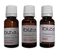 Ibiza Lot de 3 flacons de parfum pour machines à fumée IBIZA LIGHT – Tropico, Menthe, Fruits rouges