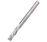3 - Flute Carbide Milling Cutter | 3.175mm Shank Diameter for Aluminum & Non - Ferrous Metals | CNC Router Bit Woodworking Tools/Engraving/DIY | Tungsten Steel, 40mm Total