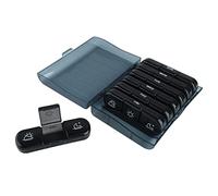 3 fois par jour, organisateur de pilules à 7 jours 21 grille portable portable de médicaments hebdomadaires Conteneur de voyage Boîte de rangement pour pilules Vitamines