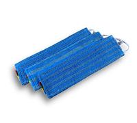 3 Franges Micro Easy pour Balai réservoir Carabao velcro | 100% Microfibre, Glisse optimisée | Usage sec ou humide | Lavable en machine | Code couleur pour sectorisation | Kibros FRANGEV