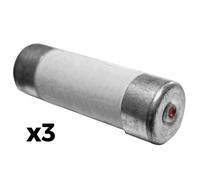 3 fusibles céramique 8,5x 31,5 20A à voyant NF - Zenitech