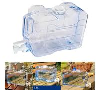 3 Gallon BPA Free Dispenser with Faucet Multifunction Water Bucket Water Jug Water Storage Carrier for Picnic Cooking Hiking for Easy Dispensing (1 PCS)