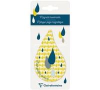 3 Gouttes de Pluie - 1 Marque page Magnétique Goutte - Modèle 2 Jaune G