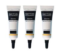 3 Graisse Silicone, Graisse pour Joint Torique, Graisse Lubrifiante Silicone, Lubrifiant À La Graisse Silicone Qualité Alimentaire, Lubrifiant en Silicone pour Robinet, Lubrifiant transparent,10g