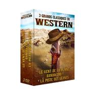 3 grands classiques du Western : Le vent de la plaine + Bandolero ! + La piste des géants [Pack]