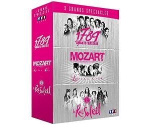 3 grands spectacles : 1789, les amants de la Bastille + Mozart, l'opéra rock + Le Roi Soleil [Pack]