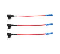 3 groupes 12V fusible Split, Tap De Fusible Micro Car, 3 Broches 16 Awg Petit Porte-Fusible Voilles Sputes Fuse Cort Circuit Extri Circuit Fuse Autalotive Adaptater De Remplacement De Remplace