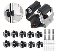 3-H 10 Pièces Accroche Balai Mural, Support Balais Mural, Porte Balais Mural, l’épaisseur du Porte Balai est de 0.7 mm et Non de 0.4 mm, pour Buanderie Jardin, Organisation du Garage(Noir)