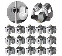 3-H 15 x Accroche Balai Mural Mise à Niveau, Porte Balais Mural en Acier Inox, Support Balais Mural de Grande Taille pour Salle de Bain, Garage, Jardin,Buanderie,Cuisine