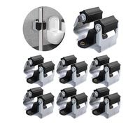 3-H 6 Pièces Porte Balais Mural,Organisateur de Balais,l’épaisseur du Rangement Balai est de 0.7 mm et Non de 0.4 mm,Accroche Balai Mura pour Buanderie Jardin,Garage