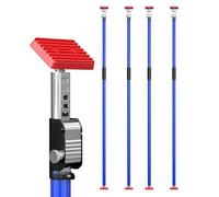3-H Etai Telescopique Reglable 160-290cm, Tout Acier Épais, Bleu-4pcs | Tout Acier Épais, Charge Max 40kg, Étai de Soutien Télescopique pour Plafond Montage,Plaque de Plâtre, Cadre de Porte,