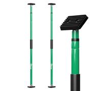 3-H Etai Telescopique Reglable 165-290 cm,Tout Acier Épais,Vert-2pcs
