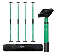 3-H Etai Telescopique Reglable 165-290 cm,Tout Acier Épais, Vert-4pcs