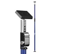 3-H Etai Telescopique Reglable 1pcs, Extensible 160-290cm |Tout Acier Épais | Charge Max 40kg | Étai de Soutien Télescopique pour Plafond Montage, Plaque de Plâtre, Cadre de Porte, Bleu Foncé