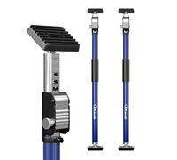 3-H Etai Telescopique Reglable 2pcs 75-133cm, Étai de Porte Acier Épais | Charge Max 75kg | Étai de Soutien Télescopique pour Plaque de Plâtre, Cadre de Porte, Installation d'armoire DIY, Bleu Foncé