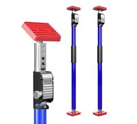 3-H Etai Telescopique Reglable 2pcs 75-133cm, Étai de Porte Tout Acier Épais | Charge Max 75kg | Étai de Soutien Télescopique pour Plaque de Plâtre, Cadre de Porte, Installation d'armoire, Bleu