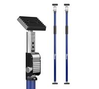 3-H Etai Telescopique Reglable 2pcs, Extensible 110-203cm |Tout Acier Épais | Charge Max 75kg | Étai de Soutien Télescopique pour Plafond Montage, Plaque de Plâtre, Cadre de Porte, Bleu Foncé