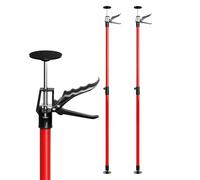 3-H Etai Telescopique Reglable 2pcs, Extensible de 115 à 290 cm,Etai de Soutien Tout Acier Étai de Porte Charge Max.50kg, Étai pour Plafond-Montage Plaques de Plâtre pour Bricolage Atelier Maison