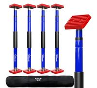 3-H Etai Telescopique Reglable 4pcs 70-110cm,Étai de Porte Tout Acier Épais |Type Rotatif |Étai de Soutien Télescopique pour Plaque de Plâtre, Cadre de Porte, Installation d'armoire Diy,Bleu