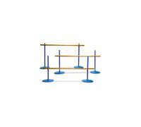 3 Haies ajustables en hauteur pour sauts, entrainement - Obstacles, vitesse & agilite - Jeu Limbo, danse - Sport, Jardin enfant