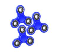 3 Hand spinners 3 branches ABEC 7 - Bleu Newgen Medicals