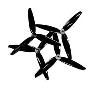 3 hélices Hélice Pale CW CCW Arbre à Travers la Machine Plus Moteur spécial 2407 for G-emfan 6042 6.0x4.2 FPV PC(4 Pairs Black)