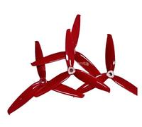 3 hélices Hélice Pale CW CCW Arbre à Travers la Machine Plus Moteur spécial 2407 for G-emfan 6042 6.0x4.2 FPV PC(4 Pairs Red)