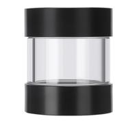 3 Holes Cylindrical Water Cooling Tank High Performance Computer Water Tank Replacement Durable POM Material for PC Cooling Systems 50mm Diameter