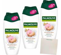 3 Il Paquet Palmolive Cremedusche (Crème de Douche) Naturals Amande & Lait 3 X 250 ML