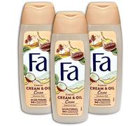 3 Il Set Fa Cremedusche (Crème de Douche) Crème & Huile Noix de Coco Beurre de Cacao 3 X 250 ML