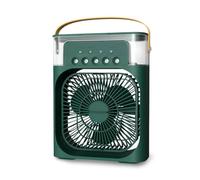 3 in 1 Air Cooler, Climatisation Mobile Ventilateur Portable, Climatiseur Portable, Climatiseur mobile silencieux, Mini ventilateur humidificateur, Mini Rafraîchisseurs d'air par évaporation (Vert)