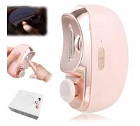 3 In 1 Automatic Electric Nail Clipper With Polishing,Safe And Convenient Nail Trimmer,Electric Nail File With Light And Scrap Storage,2 Adjustable Speeds,For Children Adults Elderly (rose)