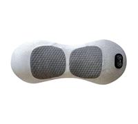 3-in-1 Back Massager, Massage Products with Heat and Vibration, Portable Massage Pillow for Sciatica and Hip Pain Relief, Ergonomic Lumbar Support Cushion for Teens Adults