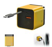 3 in 1 Charger Retractable 80W Max Fast, 2025 New Scalable 80w Max Fast Charging Module for iPhone,Phone and Laptops (Yellow)