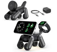 3 in 1 Chargeur Induction pour MagSafe sans Fil pour iPhone Air/17/16/15/14/13/12 Series, pour Apple Watch Series 11/10/9/8/7/6/5/4/3/2/SE/Ultra, pour AirPods Magnétique Charge Rapide