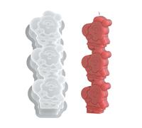 3 In 1 Christmas Moule Set Santa Rendeer Angel Gingerbreads Man Silicone Baking Crafting Tool For Decor Decors Home Decor Decors Moules D'artisanat Silicone