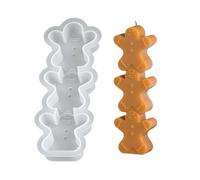 3 In 1 Christmas Moule Set Santa Rendeer Angel Gingerbreads Man Silicone Baking Crafting Tool For Decor Decors Home Decor Decors Moules D'artisanat Silicone