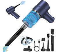 3 In 1 Cordless Car Vacuum Cleaner, Powerful Handheld Vacuum And Air Blower 120w, Portable And Rechargeable Mini Cordless Vacuum Cleaner For Home Car Office Table Sofa