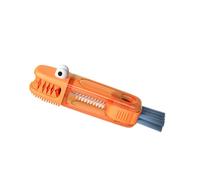 3 in 1 Cup Lid Cleaning Brush, 2025 Multifunctional Cup Lid Cleaning Brush, All Kinds of Cups and Bottles and for Gap Tight Spaces Cover Crevice Home Kitchen (1pcs Orange)