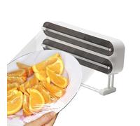 3 in 1 Derouleur Film Alimentaire avec Porte Sopalin Cuisine,Magnétique Distributeur Papier Aluminium et Film,avec Porte-Serviettes en Papier et Coupe-Papier